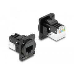 Delock D-Type Module RJ45 Cat.6A Female to LSA Female - High-Quality Network Connectivity Solution - SKU 4043619878178